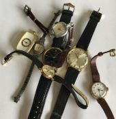 A large group of watches. Est. £20 - £30.