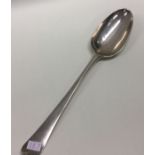 A George III silver spoon. London 1779 (?). By Geo