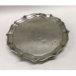 A George III silver salver/drinks tray. London 180