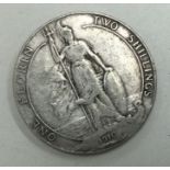 An Edward VII Florin dated 1910.