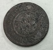 A Birmingham and Swansea 1 Penny token dated 1811.
