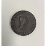 A George III Halfpenny dated 1807.