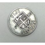 A Fiji Florin dated 1943.