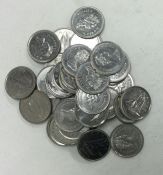 A bag of Canadian 10 cents.