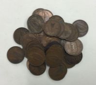 Irish Halfpennies dated 1928 - 1949.