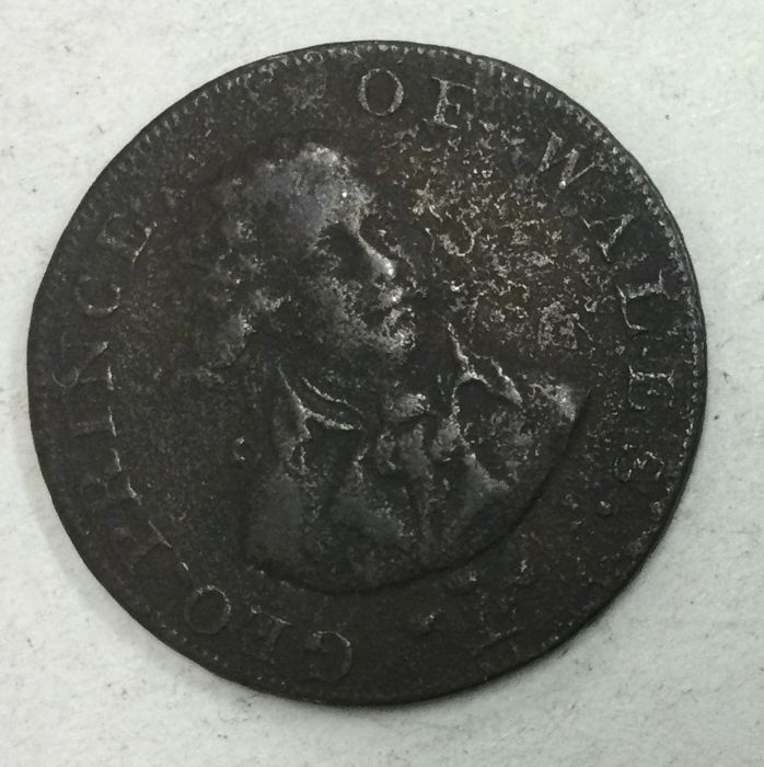 A London & Middlesex Halfpenny token, George Princ