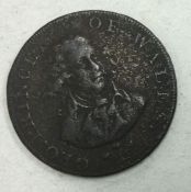 A London & Middlesex Halfpenny token, George Princ