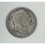 A George III Sixpence dated 1816.