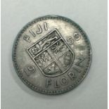 A Fiji Florin dated 1958.