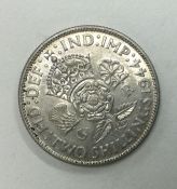 A George V 2 Shilling dated 1944.