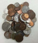 A bag of mixed Isle of Man coins.