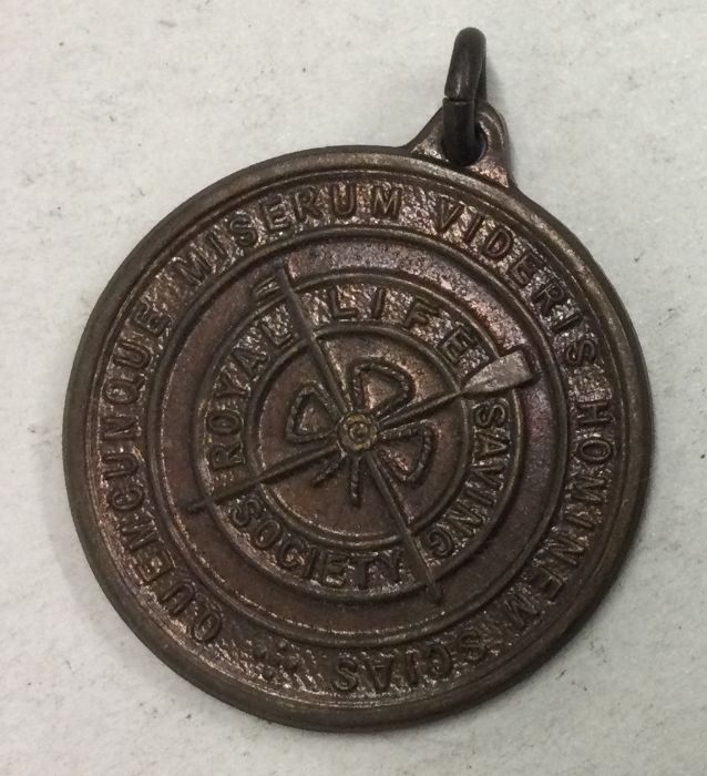 A Royal Life Saving Society medal.