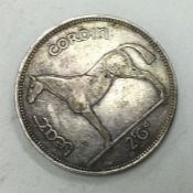 A silver Irish 2 / 6 pence dated 1939.