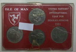 4 x 1 Isle of man , (Disabled Persons 1981).
