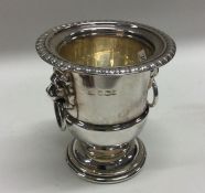 A rare silver toy ice bucket. Sheffield 1922. By E