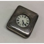 A good plain silver watch case complete with plate