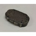 A good Niello and silver hinged box decorated with