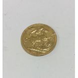 An 1896 full sovereign. Est. £300 - £350.