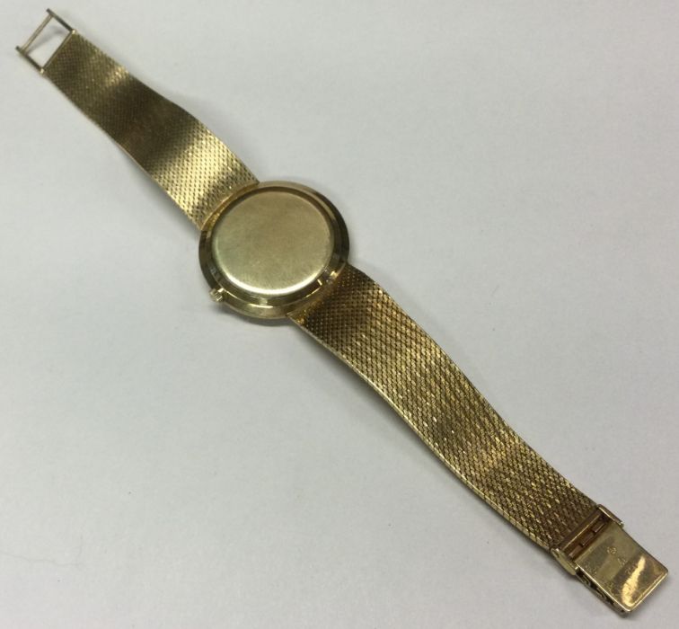 OMEGA: A heavy gent's 18 carat gold wristwatch wit - Image 3 of 3