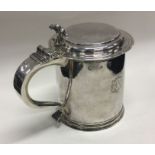 A fine quality William & Mary silver tankard. Lond