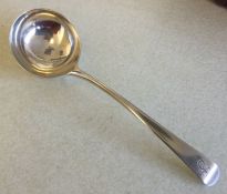 A good Georgian silver ladle. London. By WC. Appro