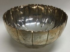 A rare William IV silver bowl with crested armoria