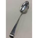 EXETER: A large Georgian silver tablespoon. By Ric