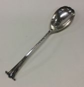 An attractive Edwardian silver Albany pattern jam