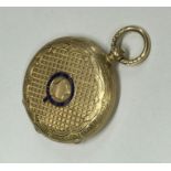 A good quality lady's 18 carat gold fob watch with