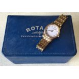 A lady's Rotary wristwatch. Est. £20 - £30.
