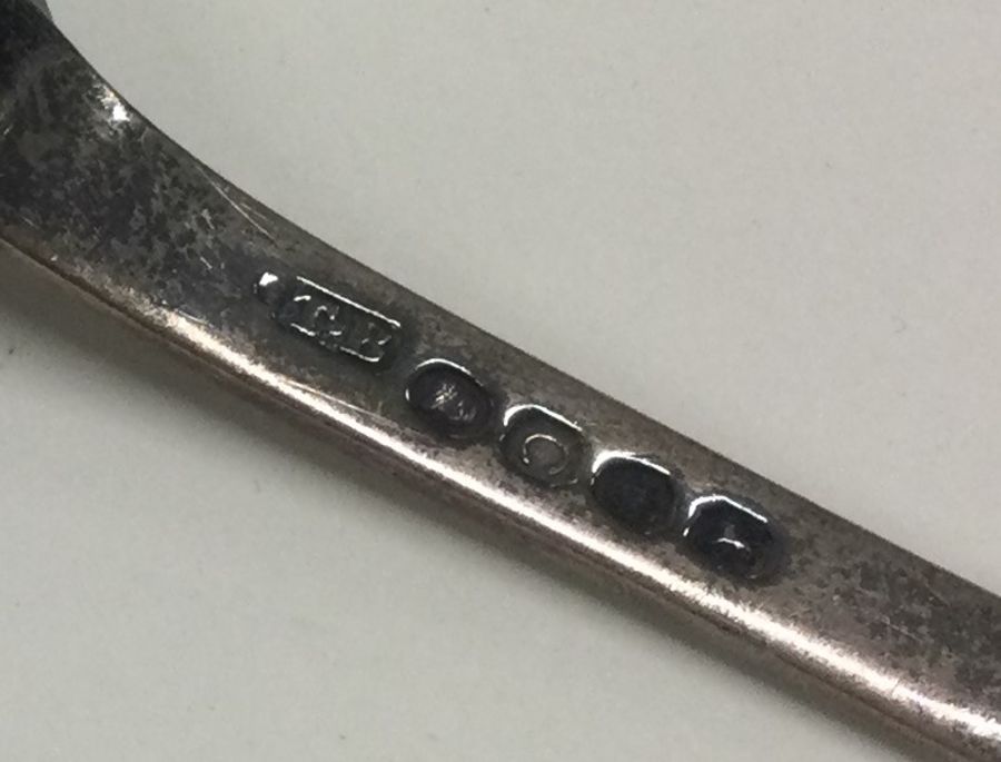 A Georgian silver double ended marrow scoop. Londo - Image 2 of 2