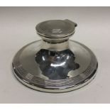 A large silver inkwell. Birmingham 1919. Approx. g