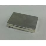 A silver hinged box. Birmingham 1934. By Mappin &