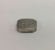 A good Georgian silver vinaigrette with bright cut