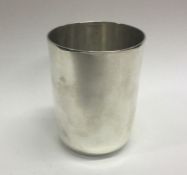 A good Victorian silver beaker. London 1880. By Wa