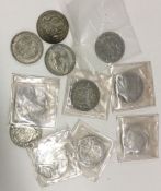 11 x Pre 1947 silver Half Crowns (coins). Est. £10