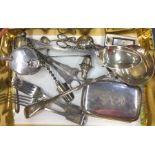 A good collection of silver plated items. Est. £20