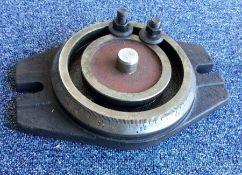A swivel base for a milling vice.