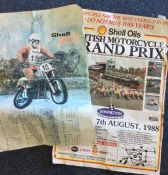 Two vintage motoring posters to include a Shell Sp