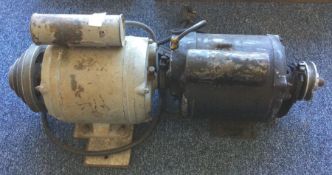 Two large motors.