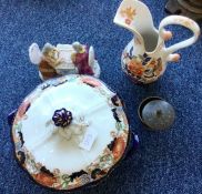 Three pieces of decorative ceramics to include two