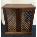 A large coin display case.