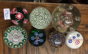 A good collection of paperweights.