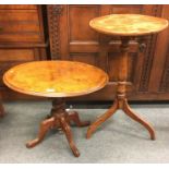 Two Victorian tables.