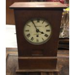 A good oak cased mantle clock.