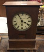 A good oak cased mantle clock.