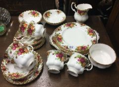 An 'Old Country Roses' tea set.