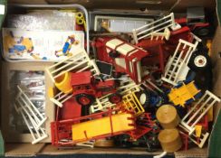 A box of old toys.