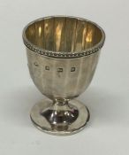 A silver egg cup. Birmingham 1937. By Adie Brother