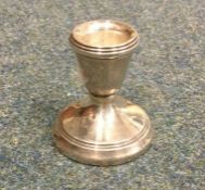 A small silver candlestick. London. Approx. 44 gra